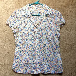 L.L. Bean floral shirt